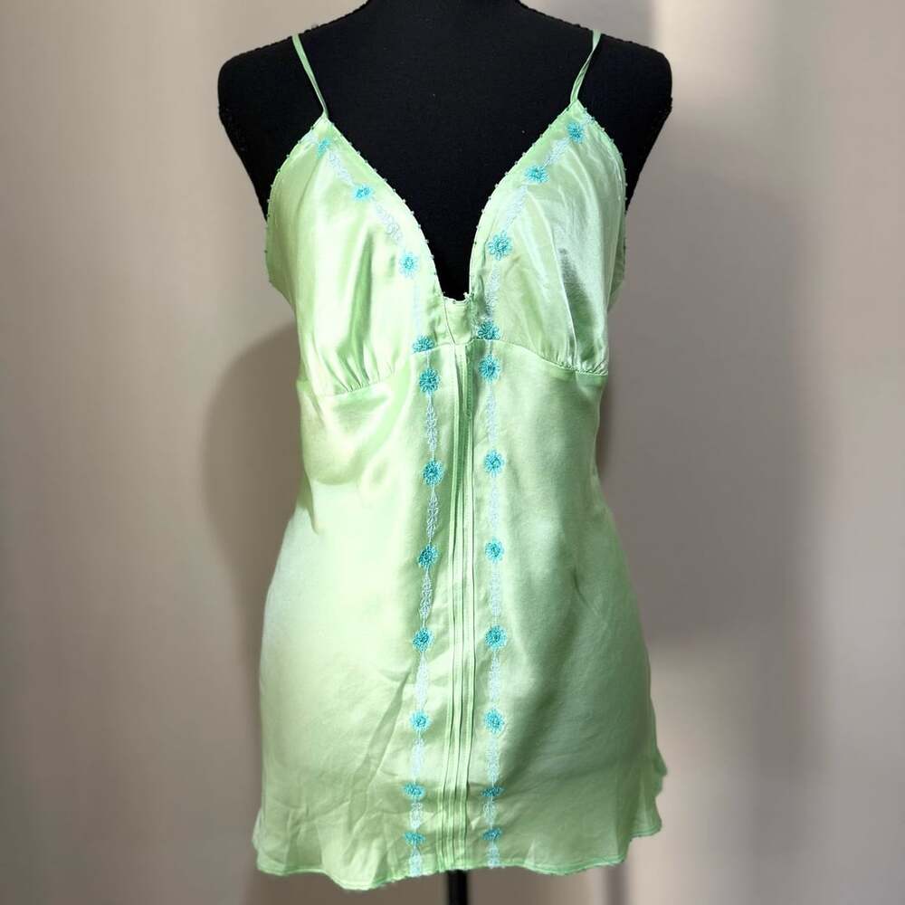 Y2K 2000s Victoria's Secret Britney Spears-Style Beaded Baby Doll Cami